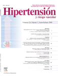 Hipertensión arterial y actitud anestésica. Nuevas recomendaciones 2009